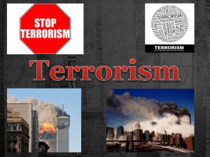 "Terrorism".