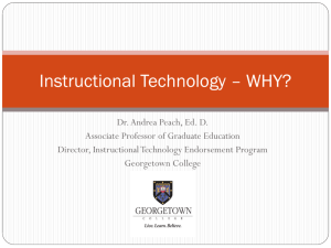 Instructional Technology * FAB or FAD???