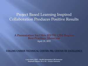 PBL-Inspired Collaboration Produces Positive Results
