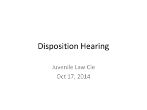 Disposition Hearing - San Antonio Bar Association