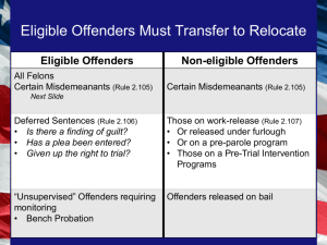 Eligibility for Transfer Part II