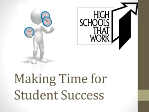 PowerPoint - Pickaway-Ross CTC - High Schools that Work, HSTW