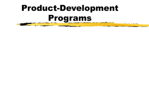 Product-Development Programs