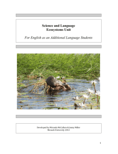Science and Language Ecosystems