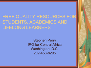 free quality resources for students, academics and