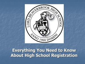 Grade-10-Registratio.. - Lord Beaverbrook High School