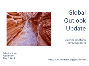 Global Outlook Update: Tightening Conditions
