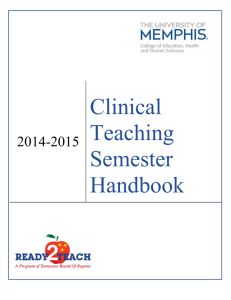 Clinical Teaching Semester Handbook