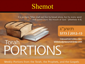 Luke 5:12-39 Shemot