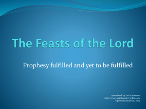 The Feast of the Lord - Scripture Storyteller