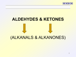 Aldehydes & Ketones Power Point