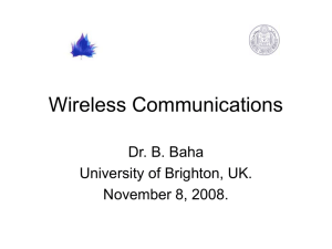 Seminar on Wireless Communications