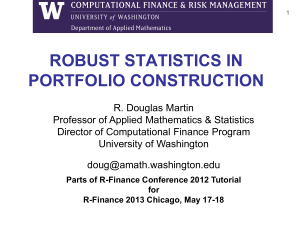 robust stats finance R-Finance 2012 parts for