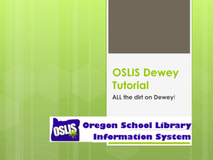 Dewey ppt 2 - Portland Public Schools