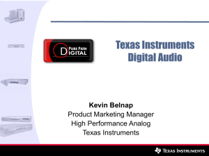 Texas Instruments Digital Audio