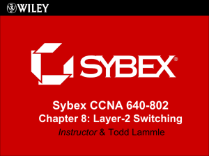 Sybex CCNA 640-802 Chapter 8: Layer