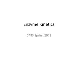 Enzyme Kinetics - Chemistry Courses: About