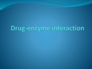 Drug-enzyme interaction