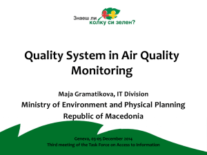 Air Quality Data Management System