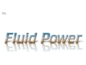 Fluid Power Presentation - Lake Mills Area School District