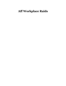 Aff Workplace Raids - Georgetown Debate Seminar 2015