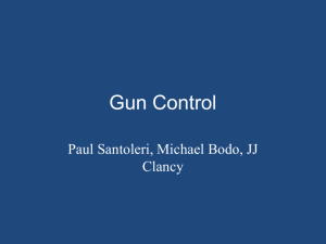 Gun Control - elshakhsgovt8