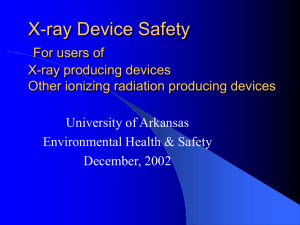 X-ray Device Safety