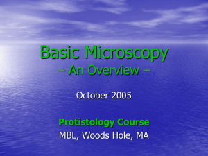 Basic Microscopy – An Overview