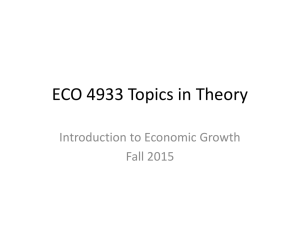 ECO 4933 Topics in Theory