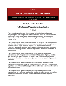 Law on Accounting and Auditing