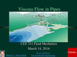 Viscous Flows in Pipes