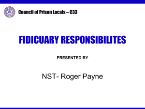 Who Are The Financial Officers - Council of Prison Locals C-33