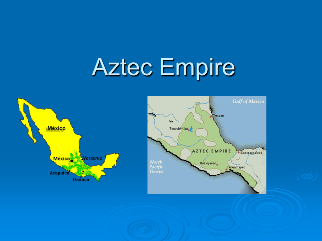 Aztec Empire On World Map