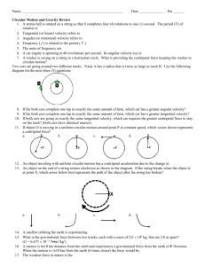Circular Motion Review