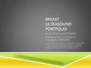 Breast Ultrasound Portfolio PowerPoint