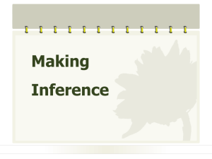 How to Make Reasonable Inference