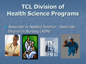 TCL Health Science Programs: