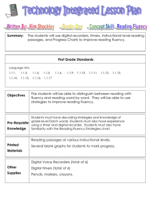 Reading Fluency