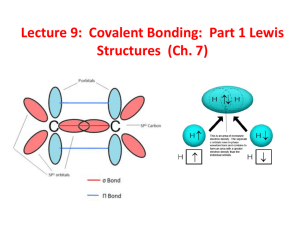 Covalent Bonding - Chemistry at Winthrop University