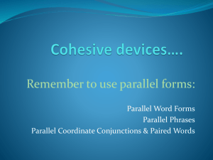 Cohesive devices-1 - English 3 LIN-AZ