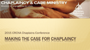 2014 CRCNA Chaplains Conference
