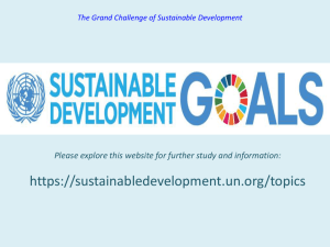 Sustainable development Goal