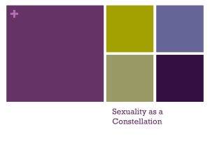 Sexuality as a Constellation PowerPoint Presentation