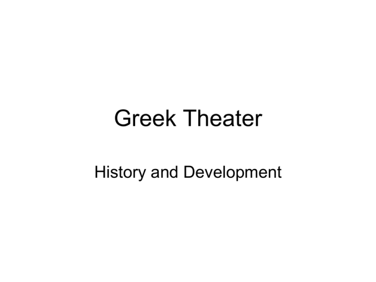 history-of-greek-theater