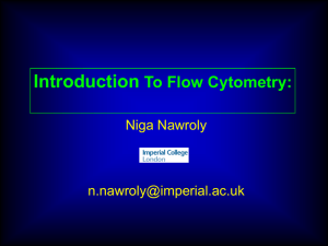 Introduction To Flow Cytometry