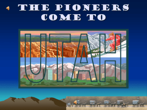 The Pioneers Come to