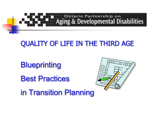 OPADD Best Practices in Transition Planning