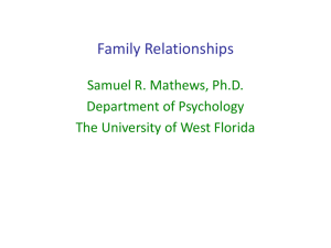 Chapter 7, Arnett, Family Relationships