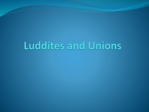 Luddites and Unions