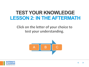 Test Your Knowledge interactive
